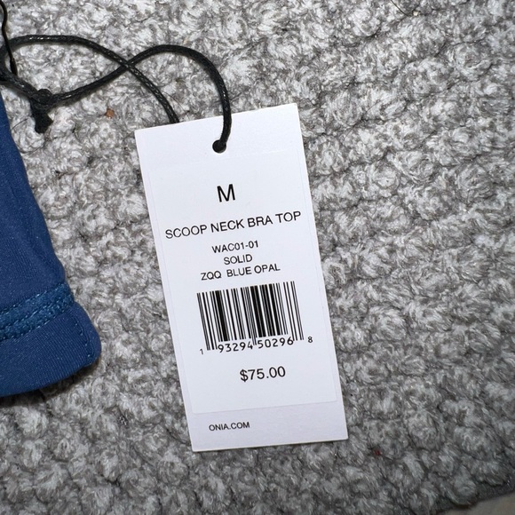 Onia scoop neck bra blue opal - Picture 4 of 8